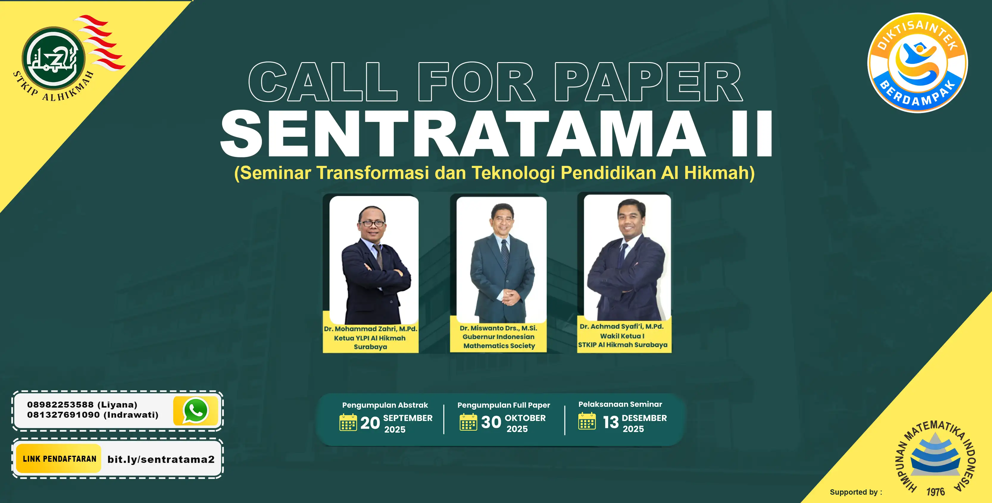 SENTRATAMA II Seminar Transformasi dan Teknologi Pedidikan Al Hikmah stkip al hikmah 